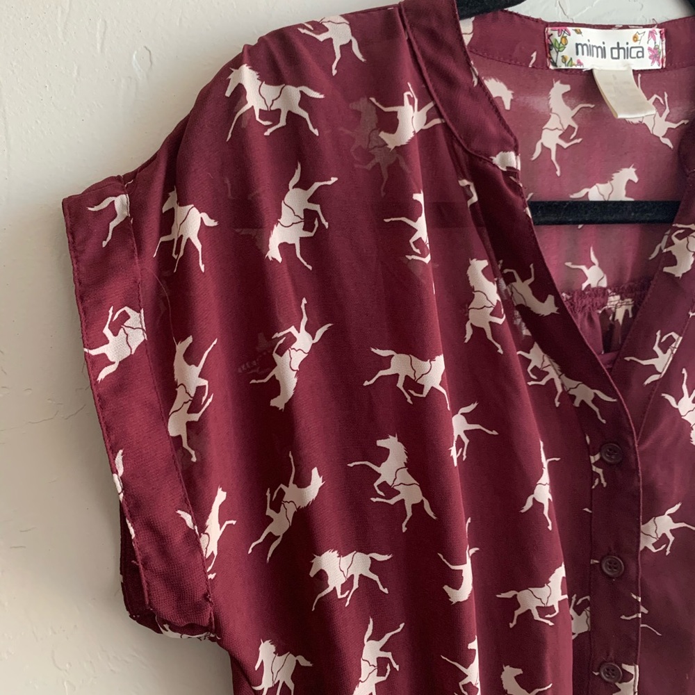 Mimi Chica S Horse Pattern Dress